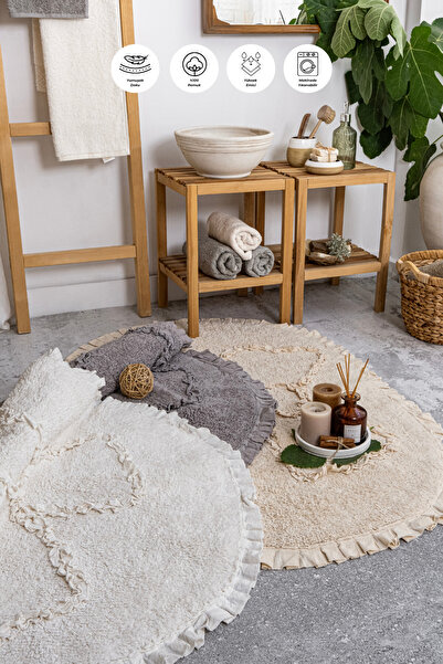 ZEBRACASA Bella %100 Pamuk 80x120 Banyo Paspası