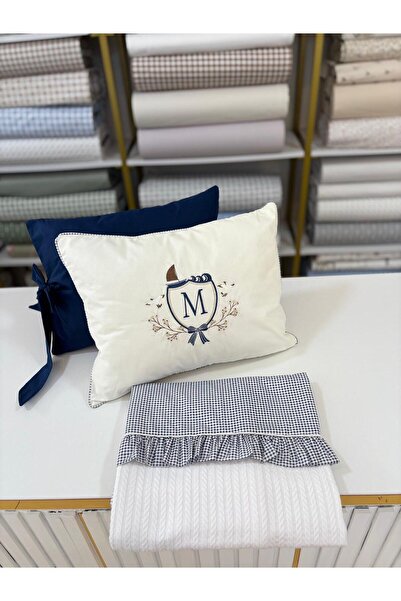 GAYE EV TEKSTİLİ Embroidered Baby Piqué Set
