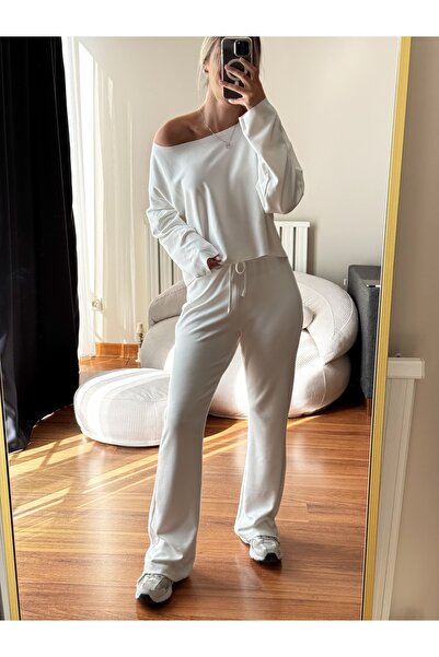 LolaCollection Kayık Yaka Modal Eşofman Takımı