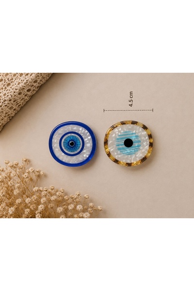 Markiz Takı Double Evil Eye Buckle Set 4.5 cm (2 Pieces)