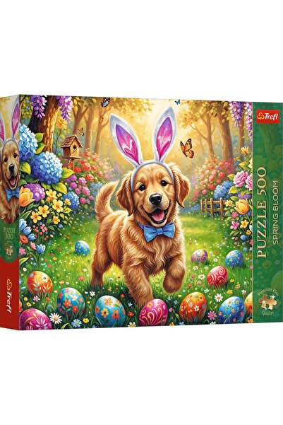 Trefl PUZZLE 500 PREMIUM PLUS SPRING BLOOM CAINE DE PASTE