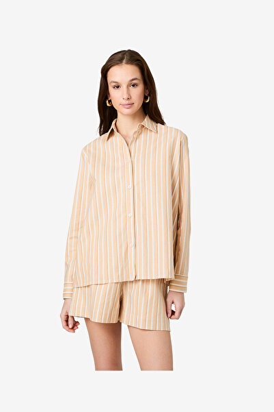 French Connection Women's Sandlot Stripe Aspen Lin Sandlot Stripe Shirt