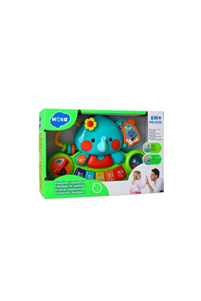 Jucarii Bebe ELEFANT PIANINA MUZICALA