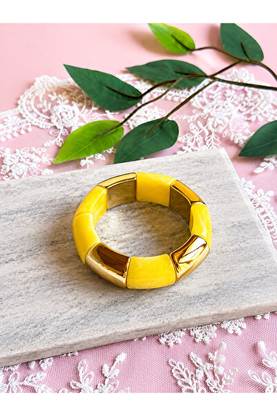 FLAWSOME JEWELRY STORE Elastic Colorful Stone Summer Bracelet