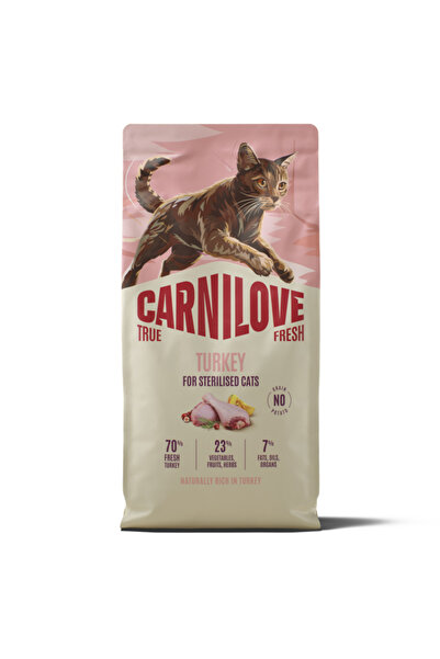 Brit Care Carnilove True Fresh Cat Dry Turkey Sterilized Adult All Breeds 6 kg