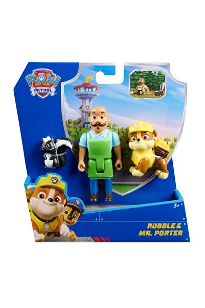Spinmaster PATRULA CATELUSILOR SET 3 FIGURINE RUBBLE SI MR PORTER