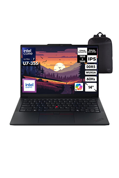 Thinkpad E14 G8 U7-355 40GB 1TB Intel Graphics 14" Win11 Pro +S.Çantası 21Y60040TXHMF25