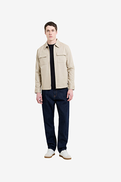 French Connection Men's Sand Zipthough Cavarlly