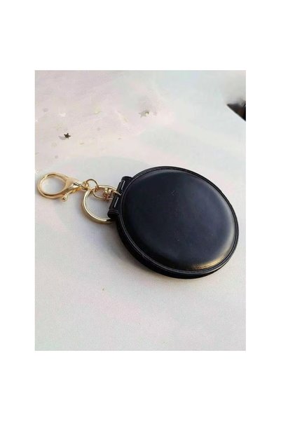 OEM Oglindă de machiaj, oglindă compactă rotundă din piele