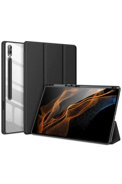 Dux Ducis Husă flip cover pentru Samsung Galaxy Tab S9 Ultra, neagră