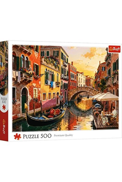 Trefl PUZZLE 500 VENETIA LA APUS DE SOARE