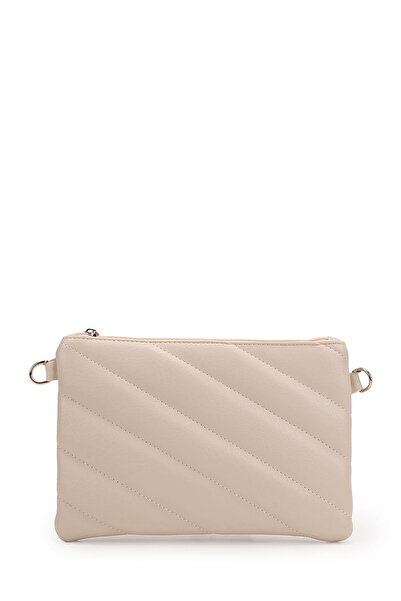 minebag Stilski prošiveni clutch, ženska torba preko ramena, Monaco krem boja