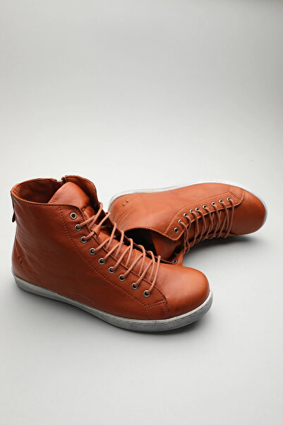 Gondol Genuine Leather Daily Light Soft Sports Boots Zx.1152 Tan