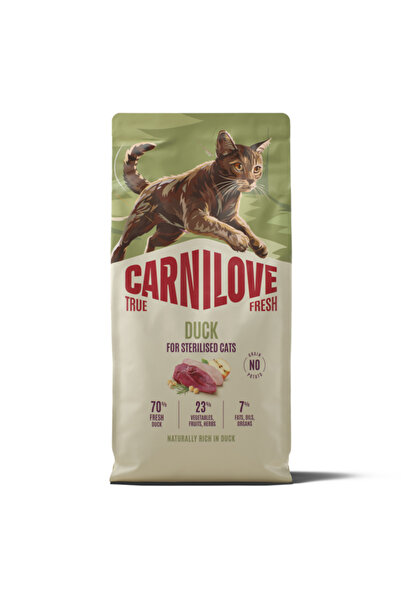 Brit Care Carnilove True Fresh Cat Dry Duck Sterilized Adult All Breeds 6 kg