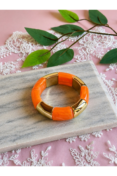 FLAWSOME JEWELRY STORE Elastic Colorful Stone Summer Bracelet