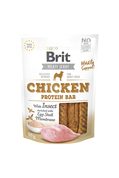 Brit Jerky Chicken with Insect Protein Bar 80 g