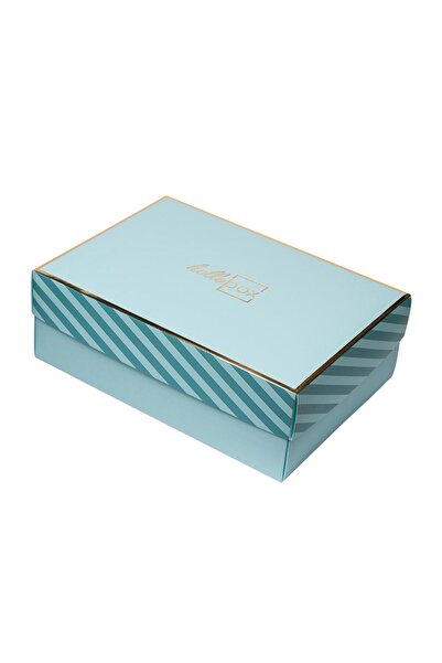 Hellobox Premium Özel Tasarım Hediye Kutusu | Gold Detaylı Bristol Kalın Kapl...