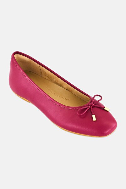 Fitflop Women Delicato Bow Slip On Flats, Dark Fuchsia