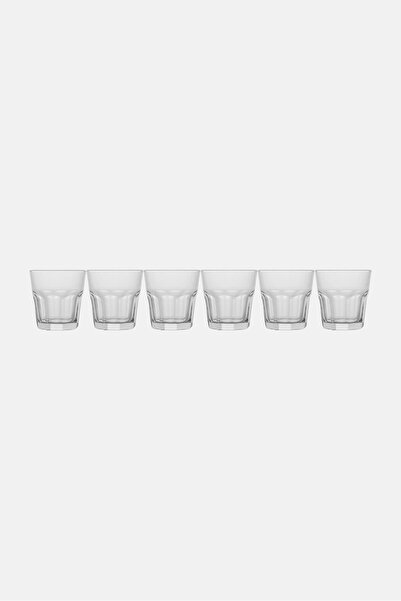 LAV 6 Pieces Transparent Glass 200 Ml