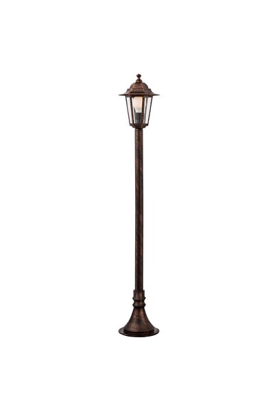 OEM Stalp de iluminat ornamental London 6110C, 1 x E27, H 100 cm, cupru, clasic