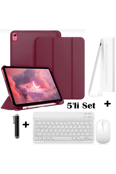 m.tk moveteck iPad 11. Nesil A16 /10. Nesil 10.9 Uyumlu Flip Kılıf + Bluetoot...