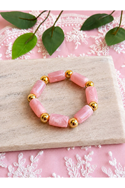 FLAWSOME JEWELRY STORE Elastic Natural Stone Summer Bracelet Handmade Special...