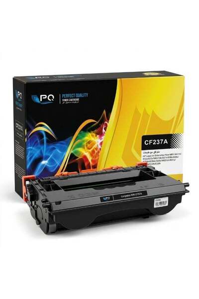 pq حبر طابعة عالي الجودة 37A (CF237A) أسود متوافق مع طابعات HP LaserJet Enter...