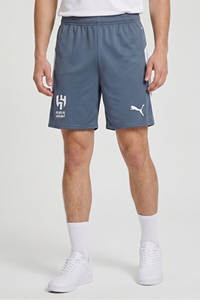 Puma Men Sportswear Fit Al Hilal Football Shorts, Grey