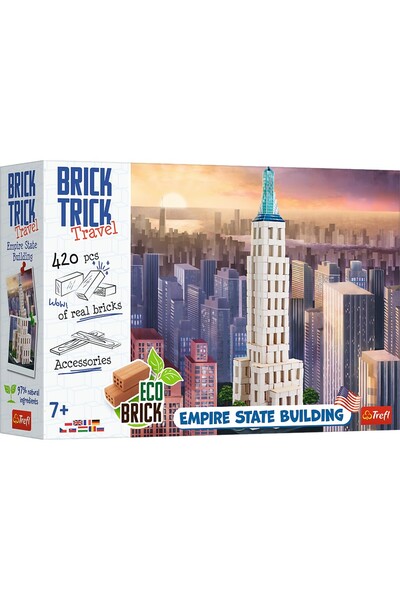 Trefl BRICK TRICK XL TRAVEL CLADIREA EMPIRE STATE