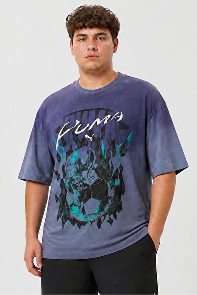 Puma Men Sportswear Fit Short Sleeve Pumatech Outdoor T-Shirt, Purple