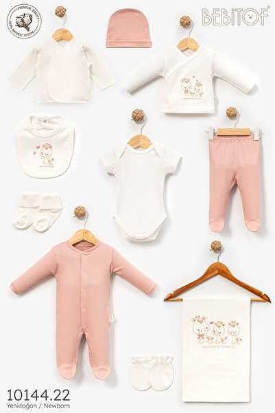 Bebitof Spotted Giraffes Patterned 10-Piece Boxed Newborn Hospital Discharge ...