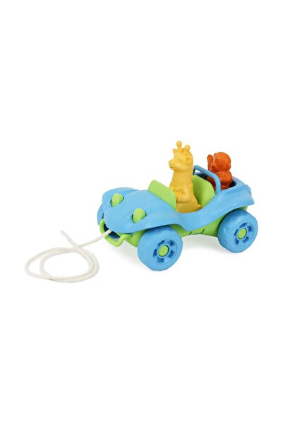 Green Toys Jucărie de tras tip Dune Buggy – Albastru (PTDB-1308)