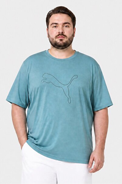 Puma Men TAD Essentials Heather Cat T-Shirt