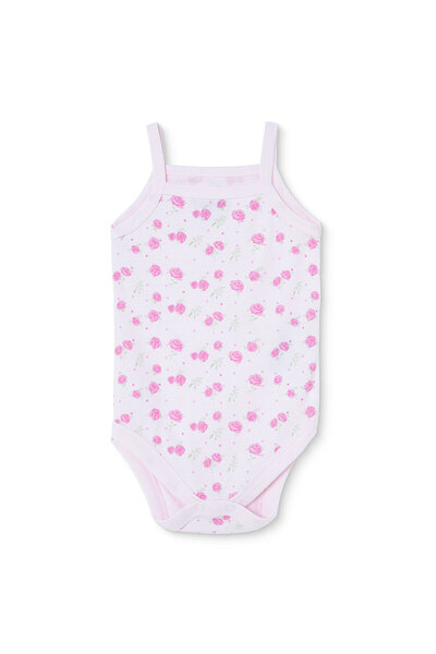 ebebek Hello Baby HelloBaby Kız Bebek Body Çiçek Baskılı Çıtçıtlı Bisiklet Ya...