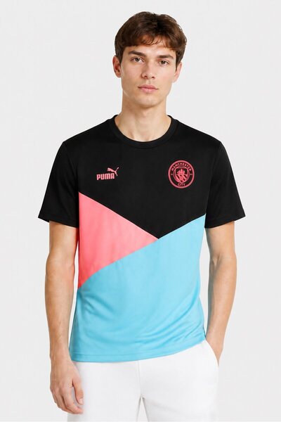 Puma Men Sportswear Fit Short Sleeve Football T-Shirt, Multicolor