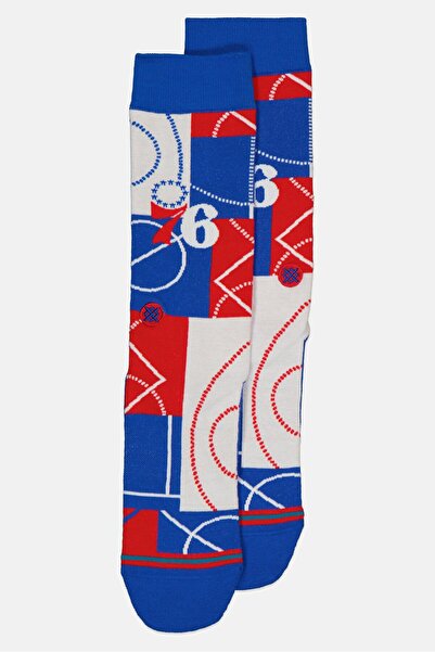 Stance x NBA Men Graphic Print Crew Sock, Multicolor