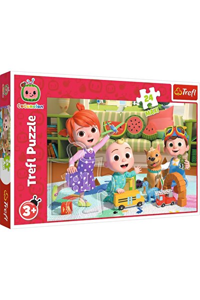 Trefl PUZZLE 24 MAXI COCOMELON GATA DE AVENTURA