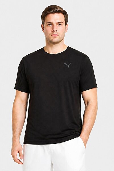 Puma Men Sportswear Fit Short Sleeve Outdoor T-Shirt, Black