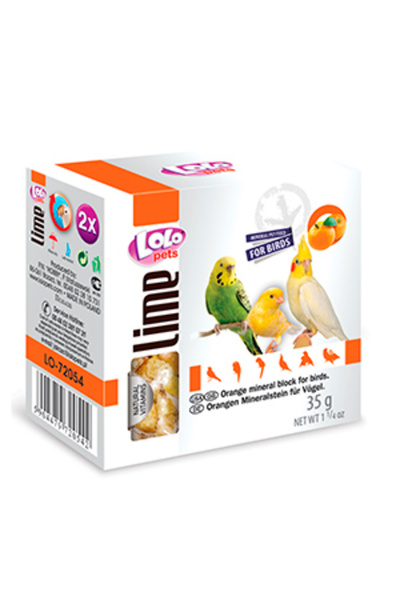 LOLO Limestone with orange flavor for birds