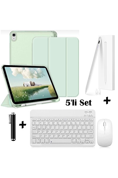 m.tk moveteck iPad 11. Nesil A16 /10. Nesil 10.9 Uyumlu Flip Kılıf + Bluetoot...