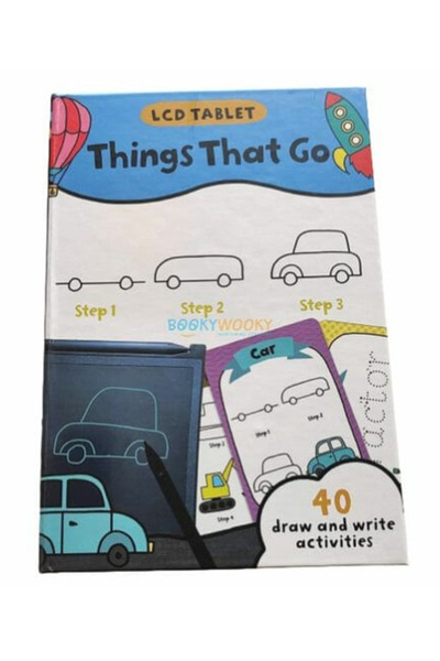 North Parade Publishing Tablet & Flashcard Set - Things That Go