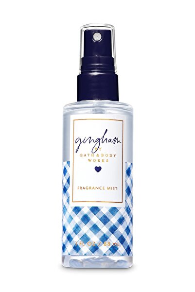 Bath & Body Works رذاذ عطري ناعم بحجم مناسب للسفر بنقشة مربعات