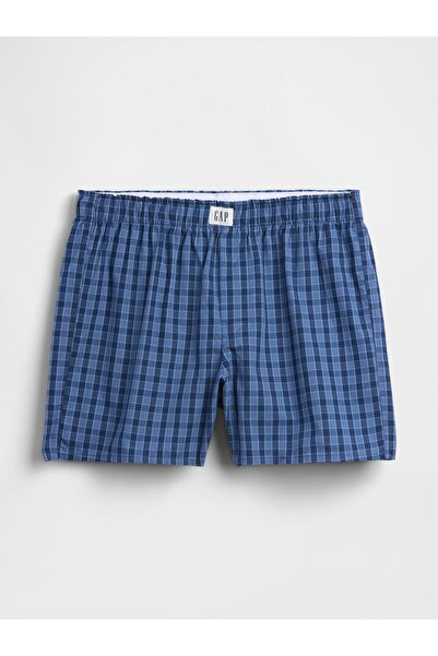 GAP Erkek Mavi Poplin Boxer