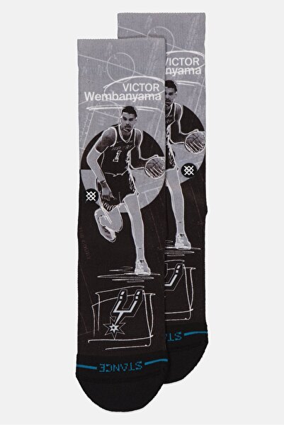 Stance x NBA Men Graphic Print High Socks, Multicolor