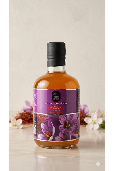 Safranlı Elma Sirkesi 500 ml