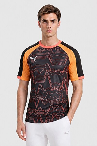 Puma Men Sportswear Fit Short Sleeve Football Jersey, Multicolor