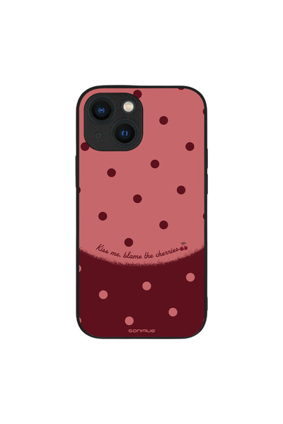 OEM Θήκη Sonique Delulu Polka Era Series για Apple iPhone 13 Mini Blame Cherries