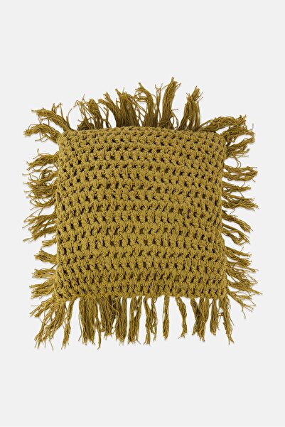 Unique Living Tufo Cushion, Olive