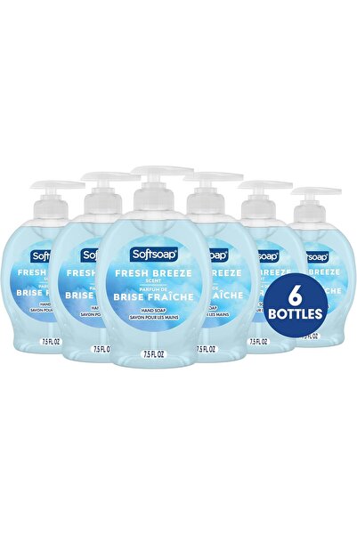 Softsoap صابون سائل لليدين، برائحة نسيم منعش - 7.5 أونصة سائلة (عبوة من 6 قطع...