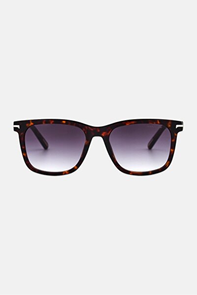 Cerruti 1881 Men CR 80043 Square Sunglasses, Dark Havana Brown